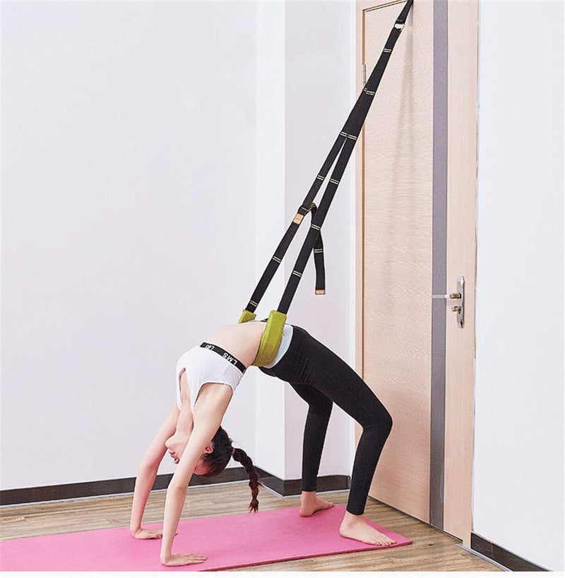 Xemz Back bend Assist Trainer - Improve Back and Waist Flexibility, Door Flexibility Stretching Strap, Home equipment for Ballet, Dance, Yoga, Gymnastics, Cheerleading, Splits (lake blue) - Image 5